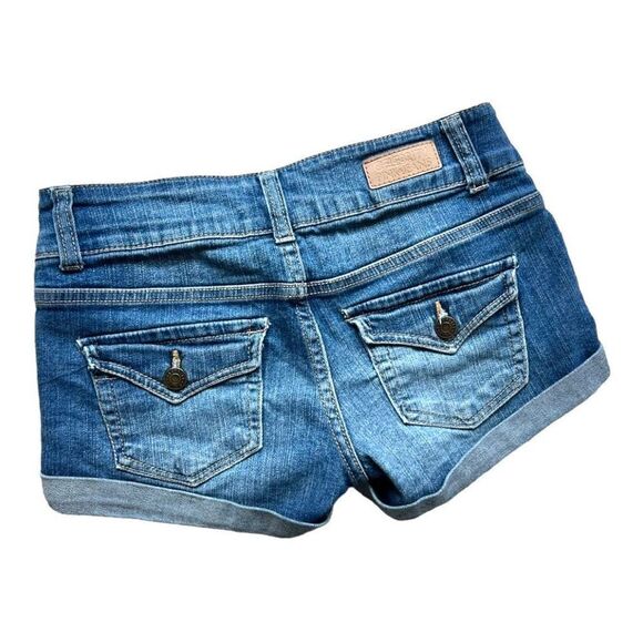 Junior Womens Celebrity Pink Jeans Cuffed Denim Jean Shorts - Sz 3 - Picture 3 of 3